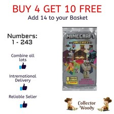 Minecraft Challenges PANINI 2025 Trading Cards #1 - #243