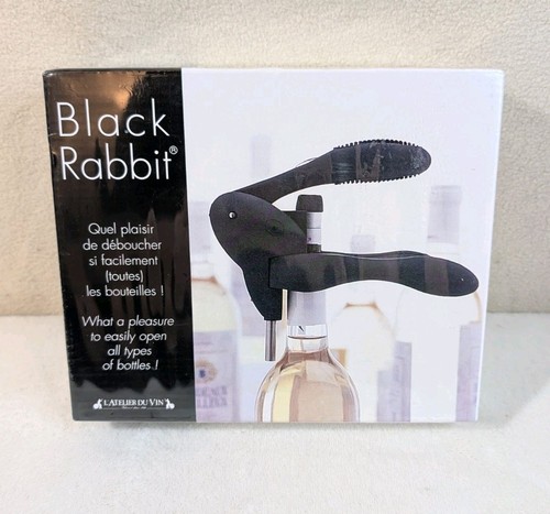 Black rabbit corkscrew - rabbit, wine