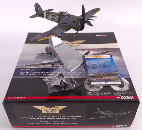 Corgi aa36508 hawker typhoon - corgi,