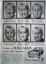 Hillman 'MINX' 1961 Motor Car