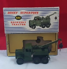 Dinky 661 Military Recovery Tractor 1957-59 MIB (Mint in Box) A+/A