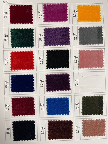 Plain velvet velour - plain,