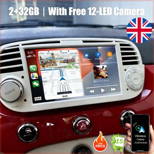 32g for fiat 500 2007 - 7'',