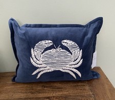 NEXT Crab Cushion Blue Coastal