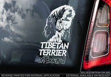 Tibetan Terrier - Car Window