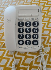 BT landline corded white Phone