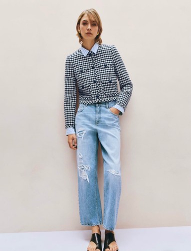 Jacket houndstooth box - me+em,