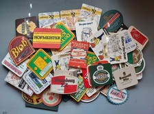 120 beer mats 1980s - mats,