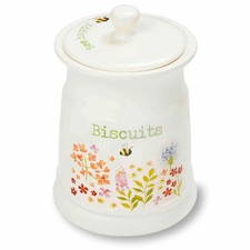 Cooksmart British Designed Biscuit Jar | Ceramic Biscuit Barrel for All Modern K