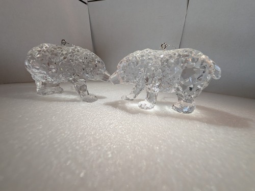 Vintage faceted acrylic - faceted,