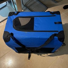 Medium - Pet Carrier Soft Crate, Foldable Fabric Dog Cat Travel Case / Bag