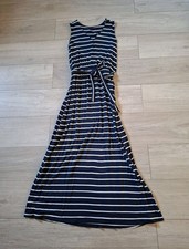 TU Navy & White Stretch
