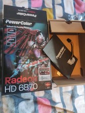 Power Color AMD Radeon AX HD 6870 1GB DVI HDMI 1GBD5-2DHV2 Graphics Card Display