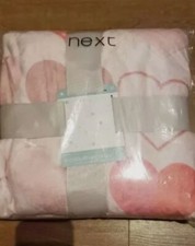 Next Hearts Printed Throw Rose