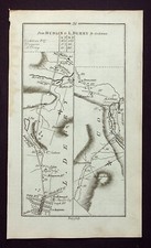 N. IRELAND, DERRY / LONDONDERRY, LIMAVADY,  antique map, Taylor & Skinner, 1778