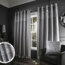 Eyelet Curtains Glitzy Sequin