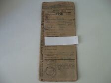 TOE 400, 1956 Wolseley 6/90 Vintage Buff Green Log Book Registration