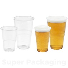 Plastic Pint Half Pint Glasses