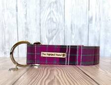 2" Raspberry Tartan Handmade