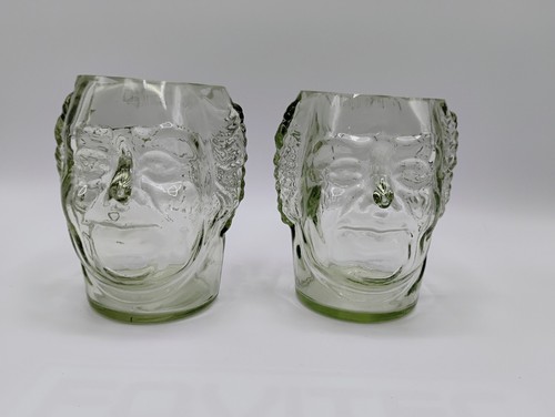Old monk rum glasses pair - monk,
