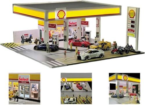 Scale shell gasoline station - scale,