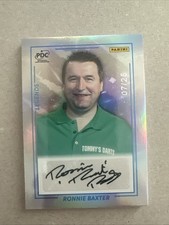 Panini PDC Premier League Darts 2025 Ronnie Baxter Signed Parallel Card 07/25