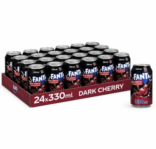 Fanta dark cherry fizzy soft - fizzy,