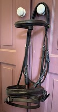Full Size Rhinegold Brown English Leather Comfort Bridle