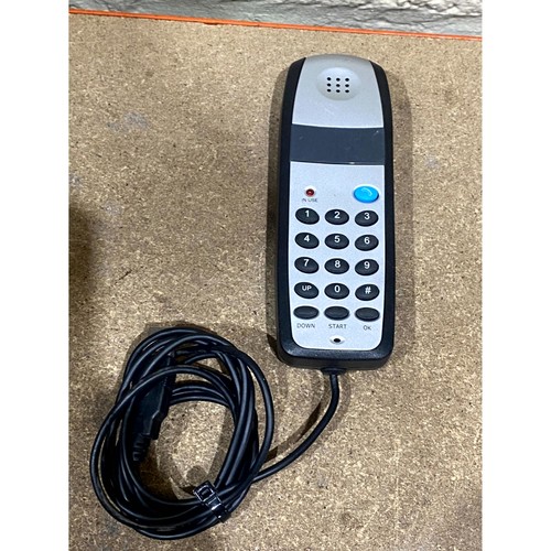 Black silver voip - silver, phone