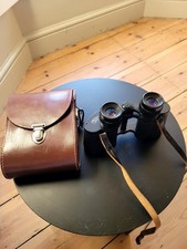 Carl Zeiss Jena Multi Coated Jenoptem 8x30W Field 8.2 Binoculars w Leather Case