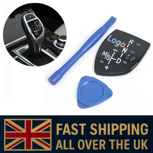 Gear shift knob panel sticker - shift,