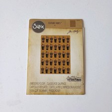 Sizzix Texture Fades Embossing Folder On The Go Tim Holtz Alterations Rare