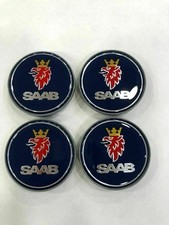 4x 63mm BLUE SAAB ALLOY WHEEL