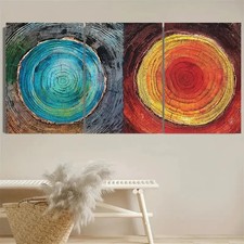 3pcs Colorful Tree Ring
