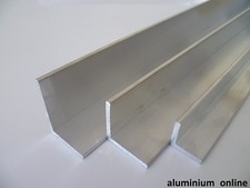 ALUMINIUM UNEQUAL METRIC ANGLE 15mm 20mm 30mm 40mm