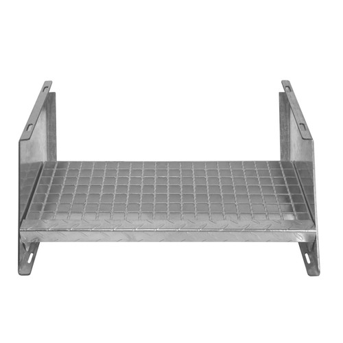 Galvanised steel steps height - galvanised,