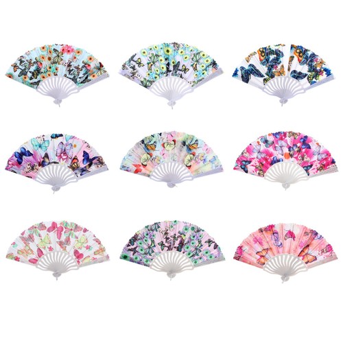 Hand held fans folding - held,