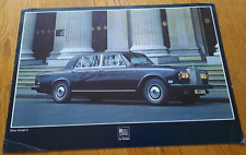 1978 / 1979 ROLLS ROYCE SILVER WRAITH II car sales brochure from the UK