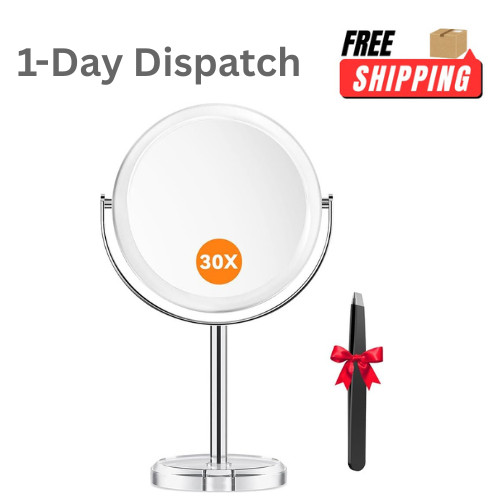 Auxmir 30x magnifying mirror - magnifying,