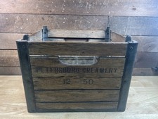 Vintage Wooden/Metal Milk