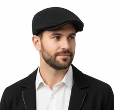 Mens Adjustable Newsboy Flat