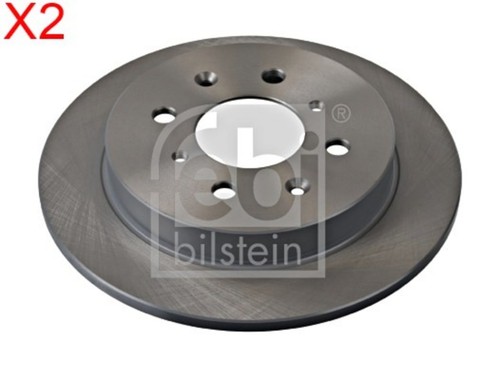 Rear brake disc - rear, febi