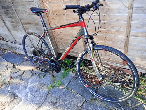 Boardman hybrid bike aluminium - bike,