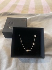 Thomas Sabo White Silver Magic Stars Multiple Star Bracelet A1916-051-14-L19v