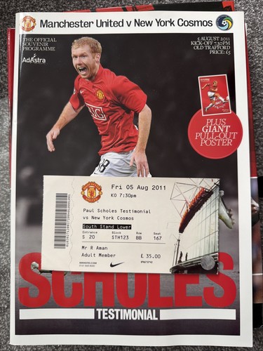 Manchester united programmes - united,
