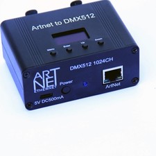 2 universe Artnet node DMX