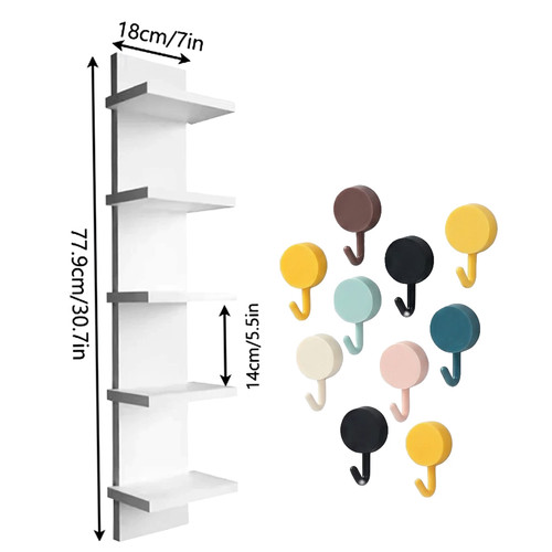 Tier wall shelf unit - 5,