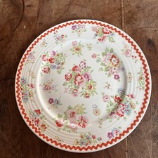 Cath Kidston Dinner Plate - Red Zigzag Edgware