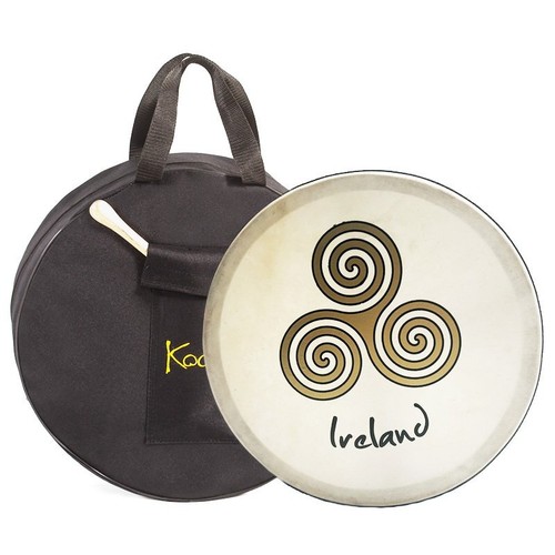Bodhran with bag - with,