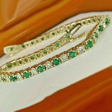 14K Yellow Gold Finish 8Ct